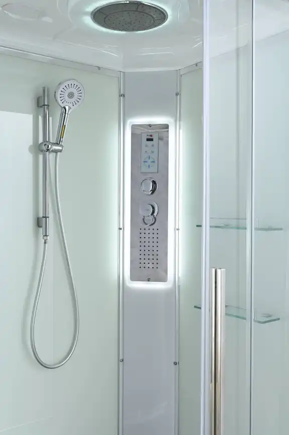 Душевая кабина AvaCan K2090LED 90x90 см, низкий поддон, с крышей фото 6