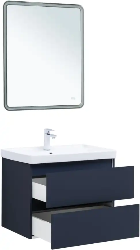 Тумба под раковину Aquanet Вега 2.0 70 маренго, подвесная, 337948 фото 6