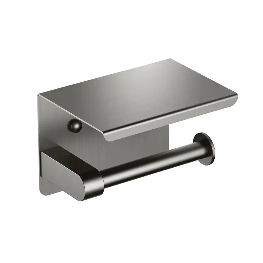 Держатель туалетной бумаги Aquatek Европа AQ4939BGM, Оружейная сталь фото 1