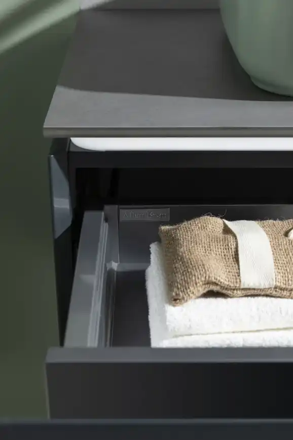 Тумба под раковину Allen Brau Infinity 85 1.21002.AM антрацит матовый фото 32