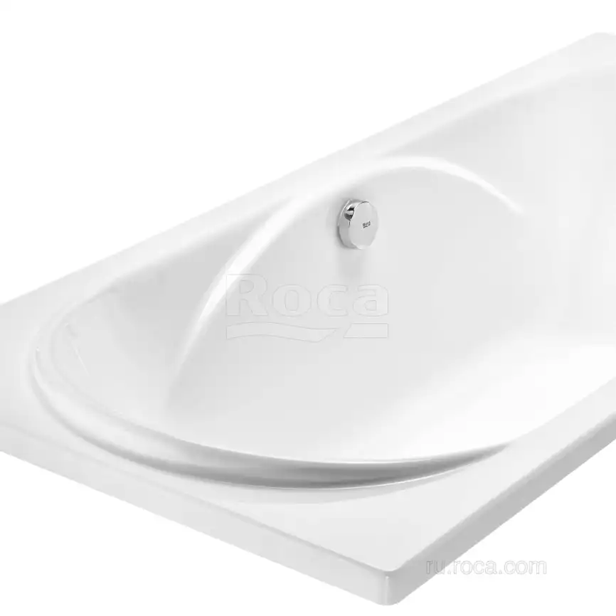 Акриловая ванна Roca MADEIRA 180х80 248525000 прямоугольная, Белая фото 7