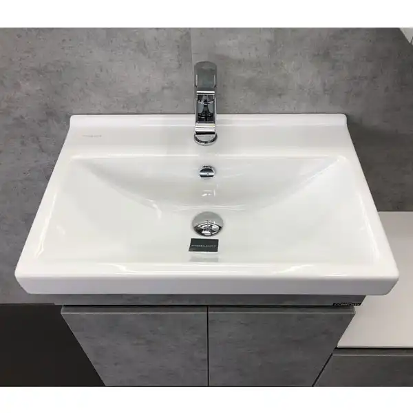 Тумба с умывальником Comforty Осло 60 Бетон светлый, 00-00000835 фото 9