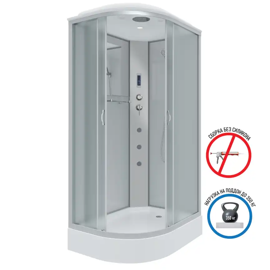 Душевая кабина Niagara Classic 120х80х215 NG-3312-14RF низкий поддон, с гидромассажем, 33121423RF фото 1