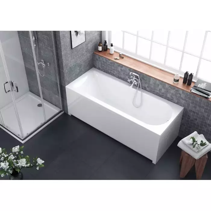 Акриловая ванна Excellent AURUM 170х70 WAEX.AUR17WH прямоугольная, Белая фото 2
