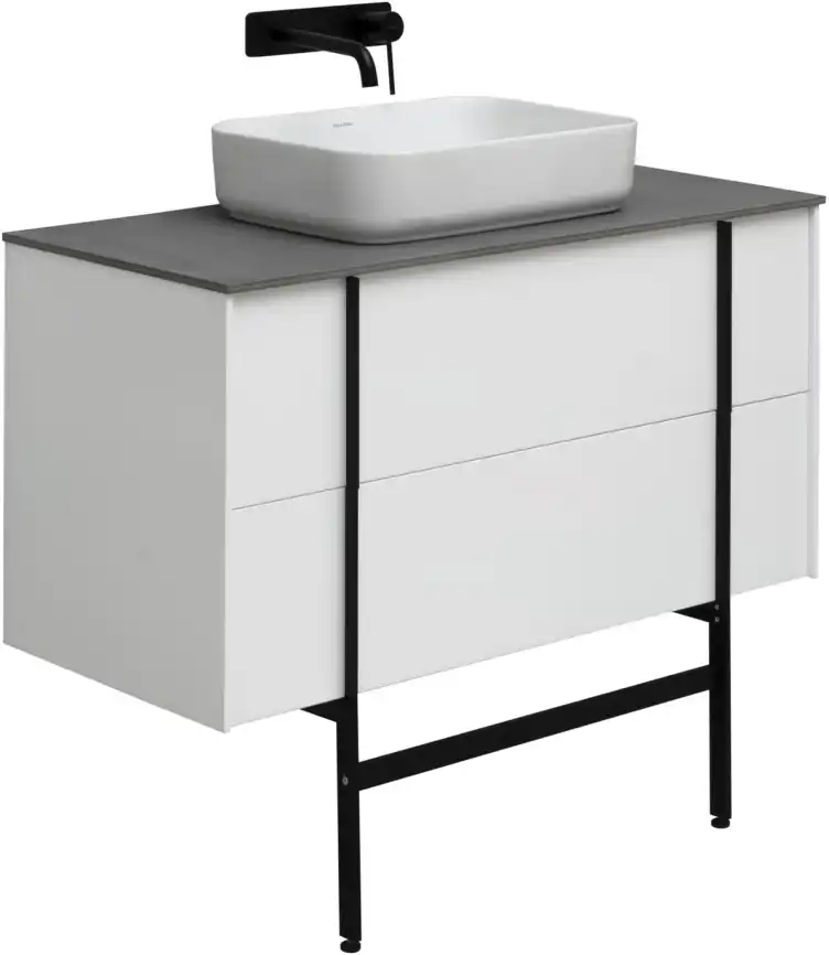 Тумба под раковину Allen Brau Reality 100 1.32007.WM белый матовый фото 30