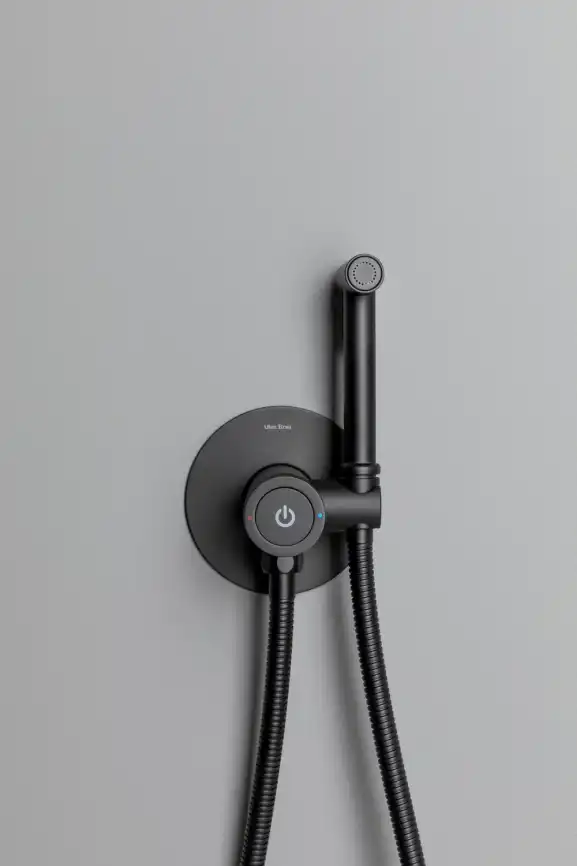 Смеситель с гигиеническим душем Allen Brau Liberty 5.33005-31 (с внутренней частью) черный матовый фото 8