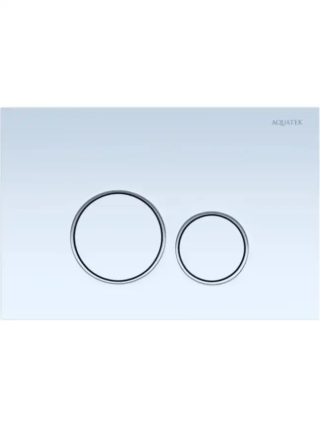 Кнопка смыва Aquatek PNS-0000011, Белый фото 1