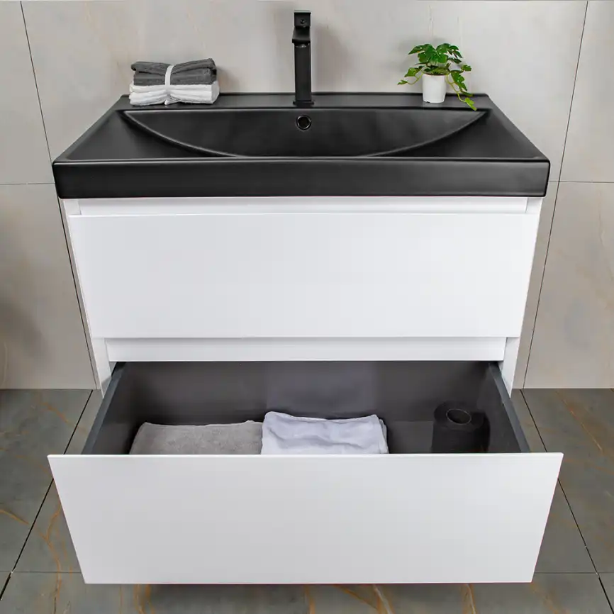 Тумба с раковиной AVS Гармония 80 белая, N821-07-800WG-02-810BM фото 8