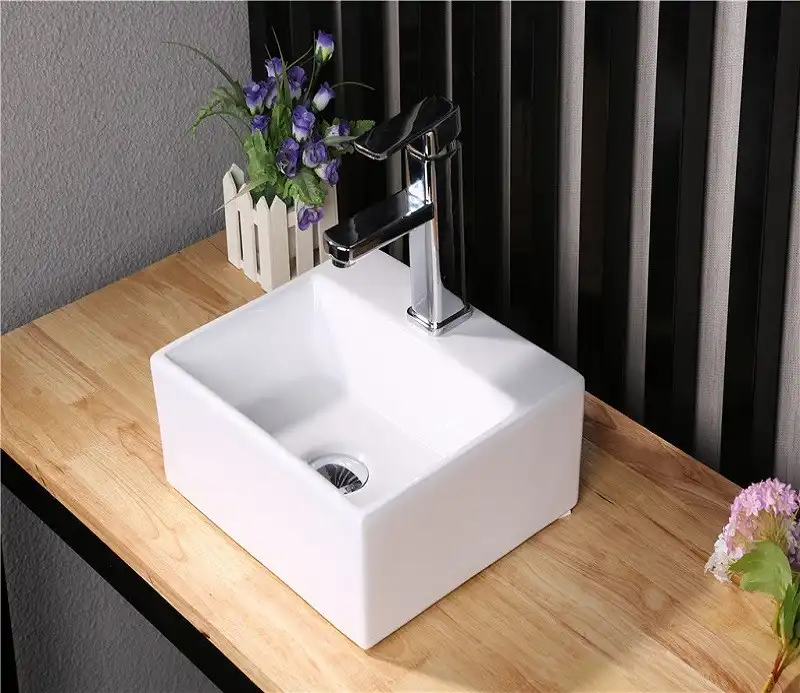 Умывальник CeramaLux 9135 335х290х120 цвет Белый фото 5