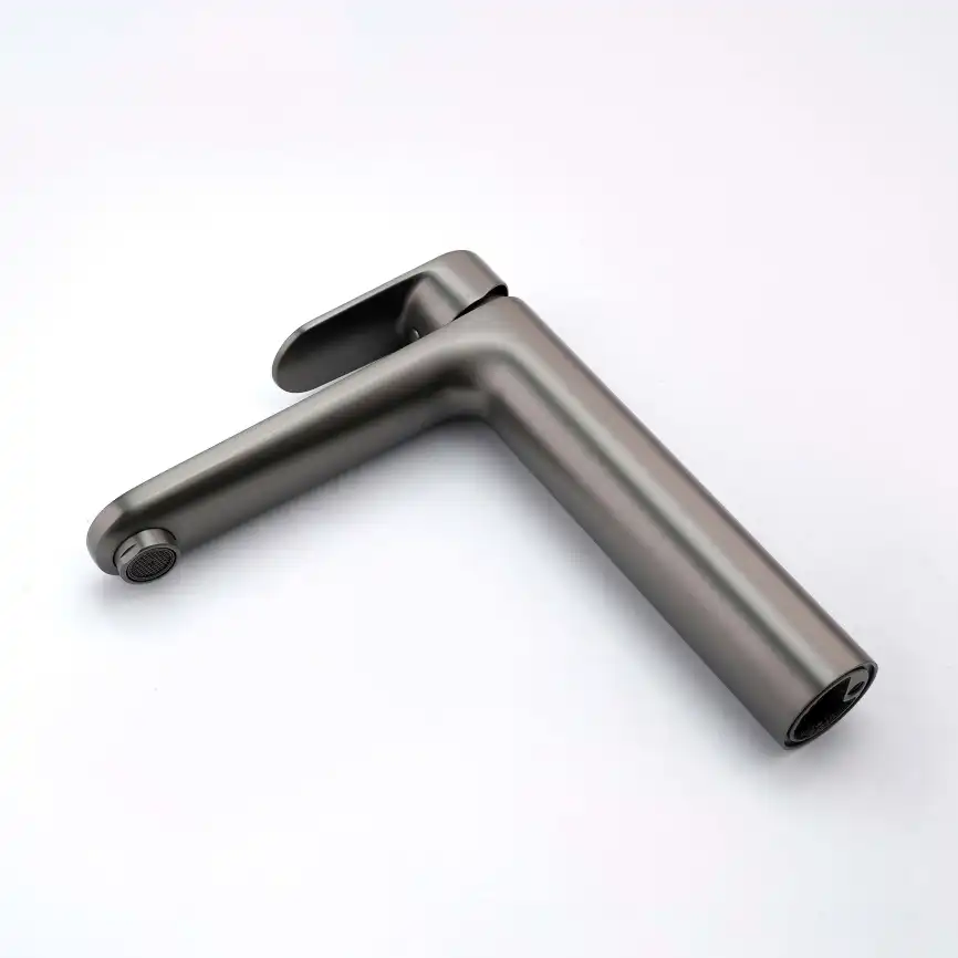 Смеситель для раковины Aquatek Ника AQ1804BGM, Оружейная сталь фото 4