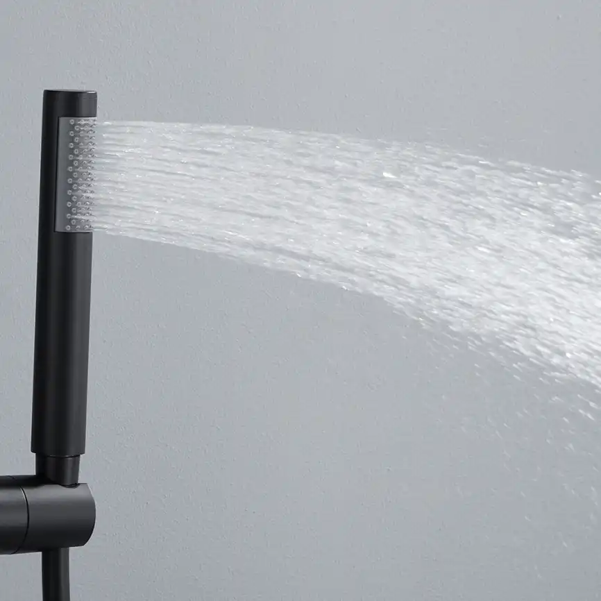 Смесители для ванны AVS Slimmer 811-112-MB напольный, черный матовый фото 15