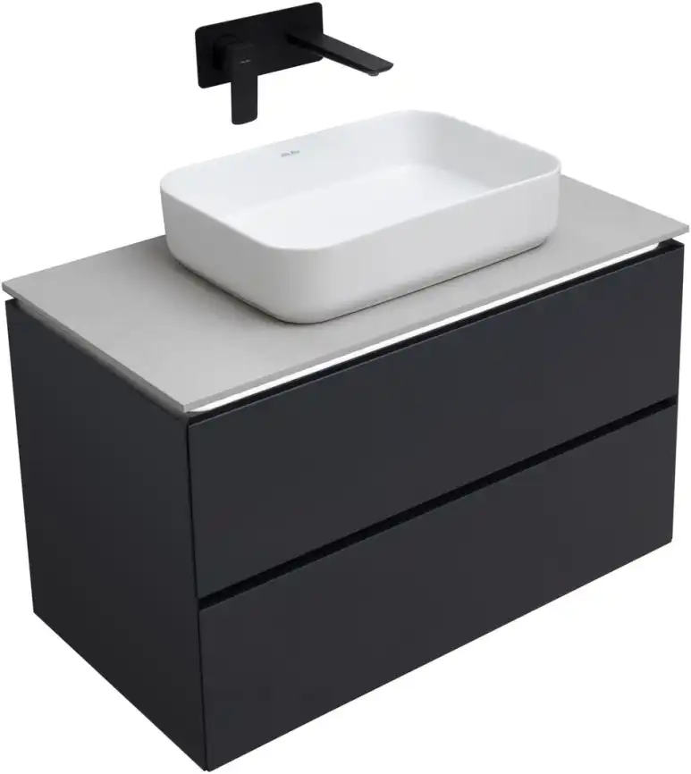 Тумба под раковину Allen Brau Infinity 85 1.21001.AM антрацит матовый фото 7