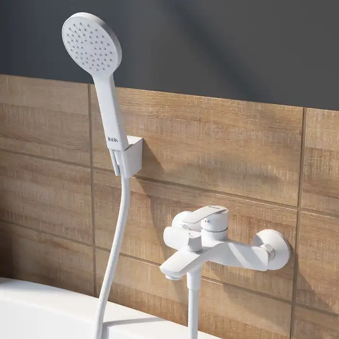 Смеситель для ванны IDDIS Ray RAYWT02i02  цвет, Матовый белый фото 2