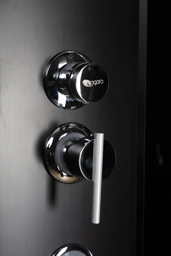 Душевая кабина Niagara Classic 90х90х200 NG-6508-14BK высокий поддон, без гидромассажа, 65081434BK фото 5