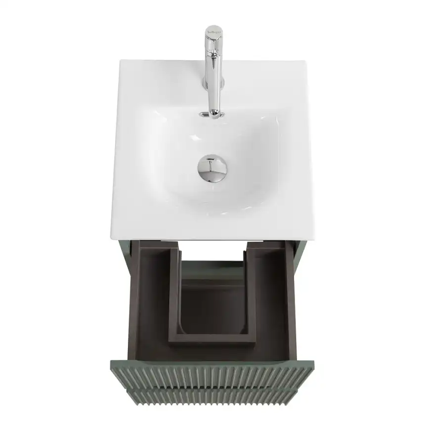 Тумба под раковину BelBagno UNO-MINI-400-2C-SO-VO подвесная, Еловый Матовый фото 5