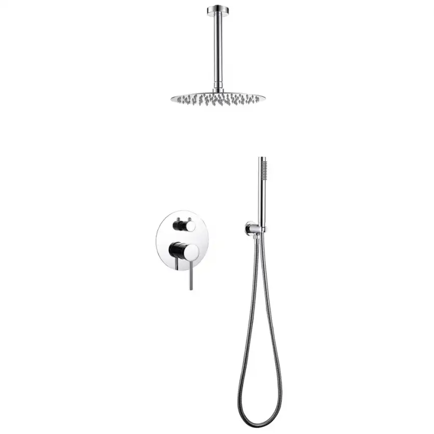 Душевая система ABBER Emotion AF8821 скрытого монтажа без излива, хром фото 1