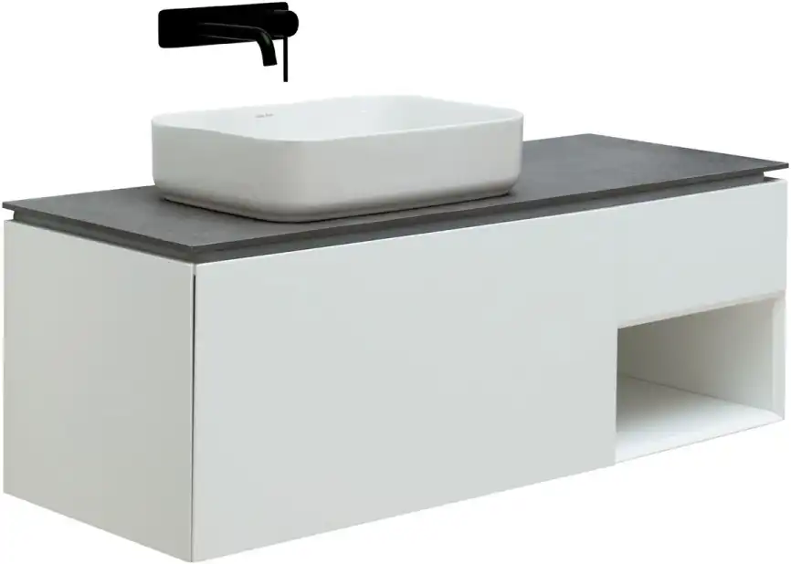 Тумба под раковину Allen Brau Infinity 120 1.21006.WM L белый матовый фото 1