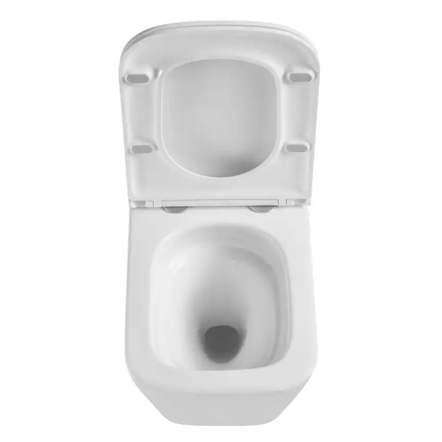 Подвесной унитаз Lemark FLOREX 9614001, безободковый с сиденьем микролифт, смыв вихревой Тонадо 3.0, белый глянец фото 7