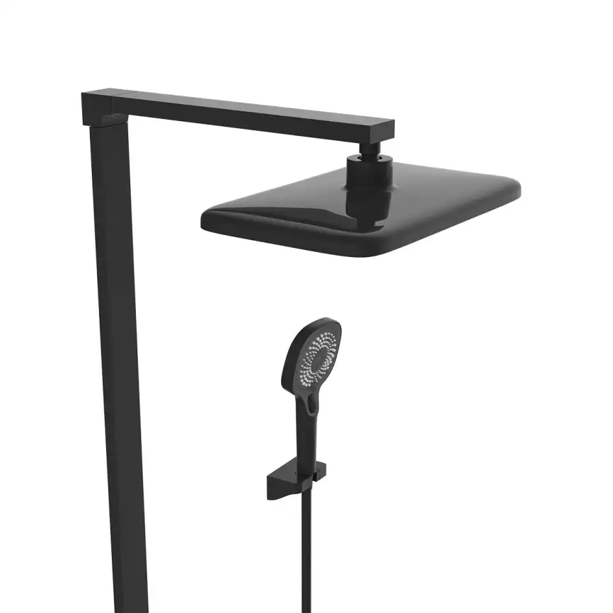 Душевая система  Vincea Inspire VSFS-3I13TMB VSFS-3I13TMB  с термостатом, черный матовый фото 6