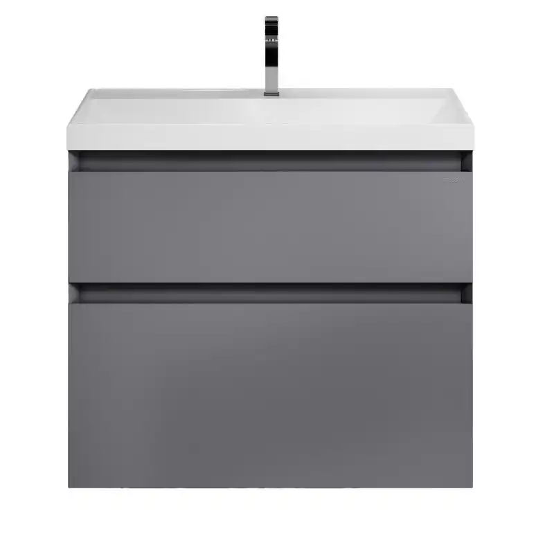 Тумба под раковину Grossman Меркадо 70 подвесная, графит матовый (107079) фото 3