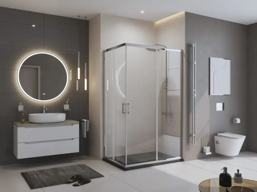 Душевой поддон BelBagno UNO 120х80 из искусственного камня, TRAY-MR-UNO-AH-120/80-35-NERO-CR, Чёрный матовый фото 6