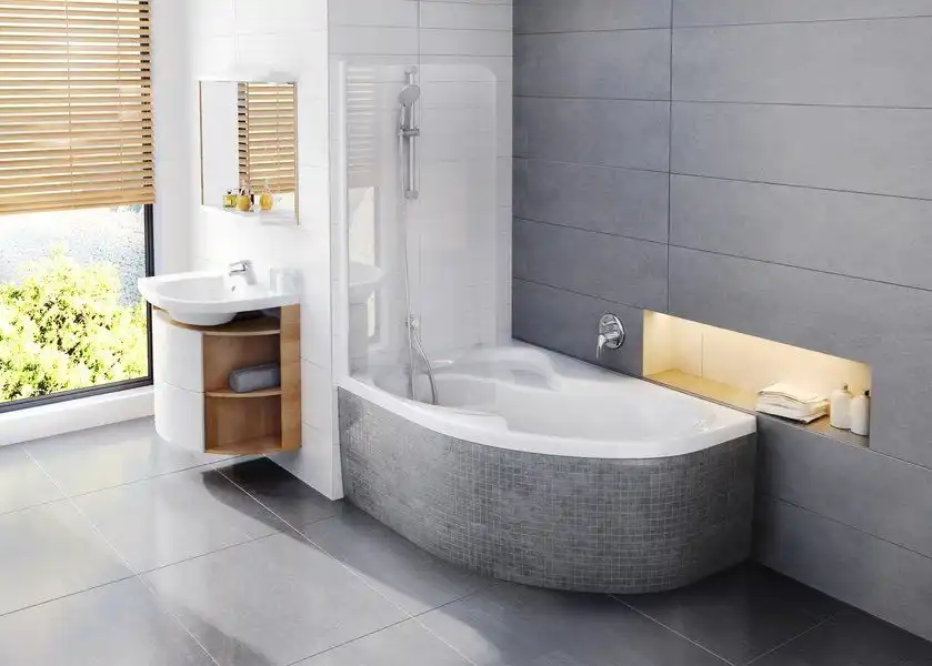 Акриловая ванна Ravak ROSA II 170х105 C221000000 левая, Белая фото 2