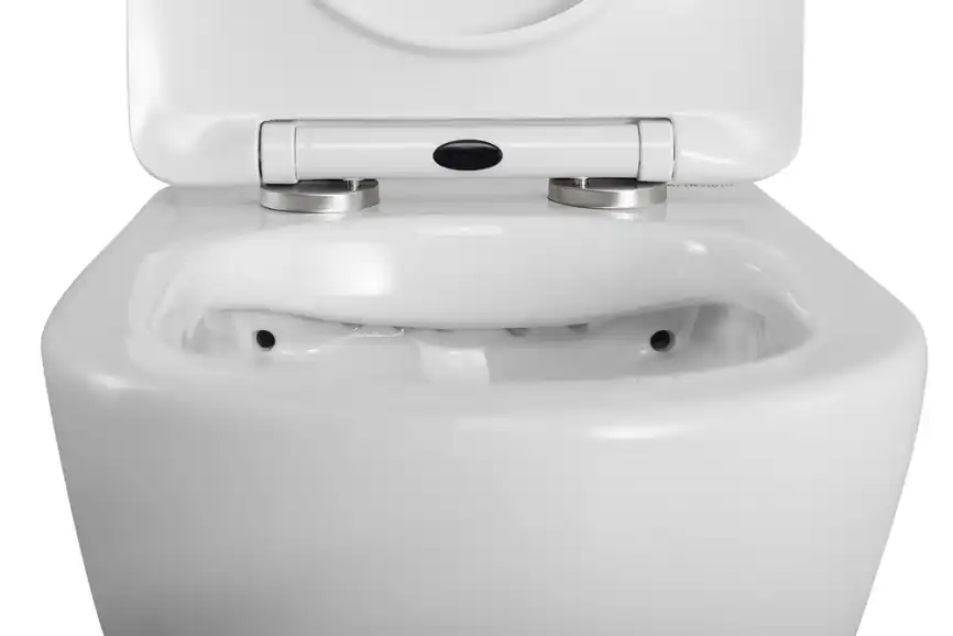 Унитаз подвесной BelBagno UNO 2.0 BB7306CHR/SC безободковый с сиденьем фото 9