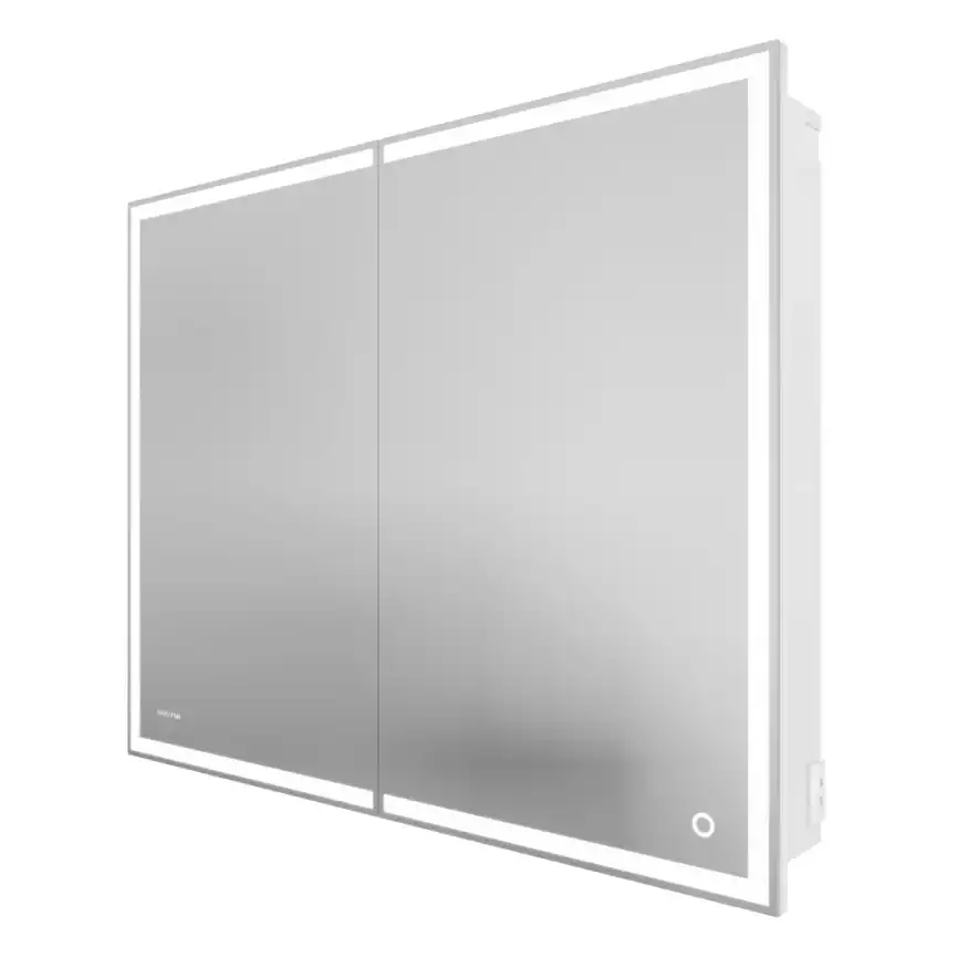 Зеркальный шкаф Grossman МЕРКАДО-90 см универсальное с LED подсветкой 209003 фото 1