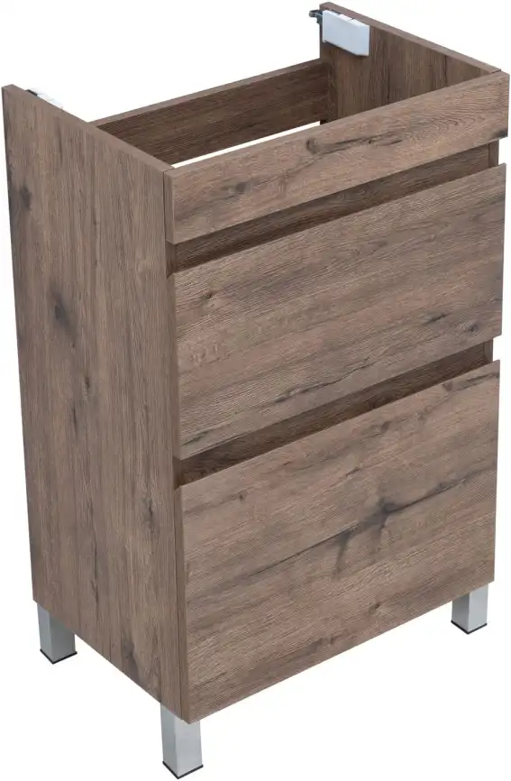 Тумба под раковину Aquanet Нота New 50 напольная, дуб веллингтон табак, 344136 фото 9