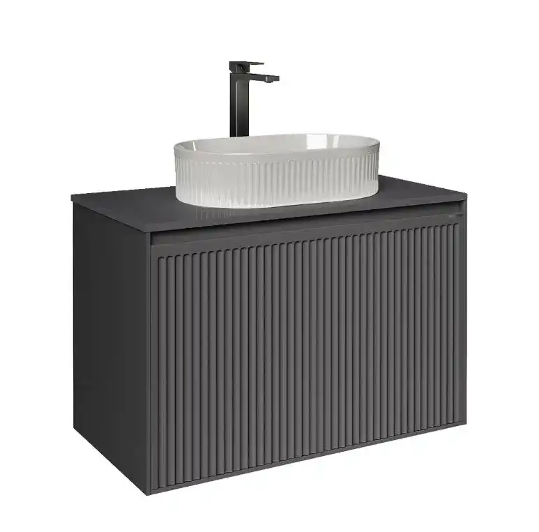 Столешница Grossman Кристалл 80, графит глянцевый фото 2