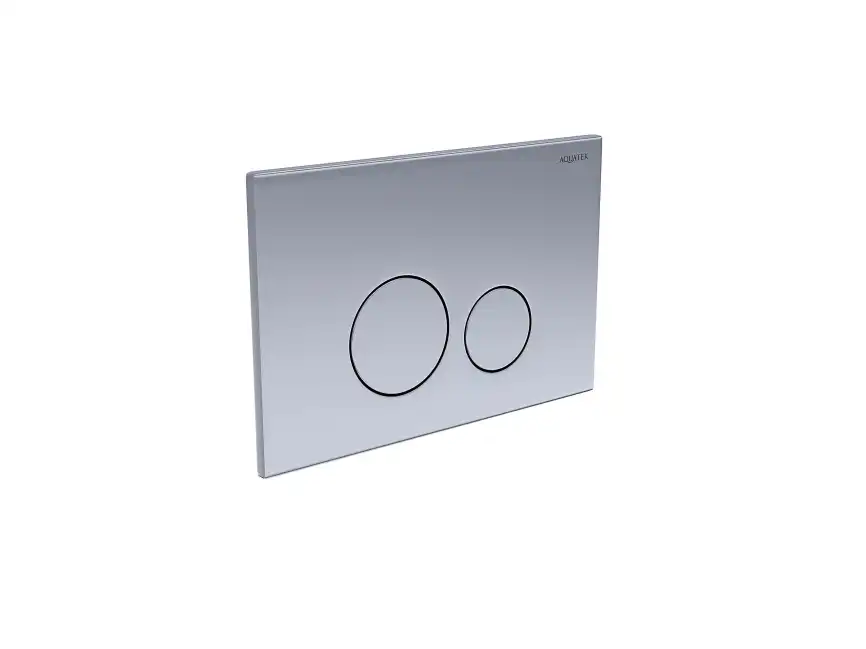 Кнопка смыва Aquatek KDI-0000036, нержавеющая сталь фото 3