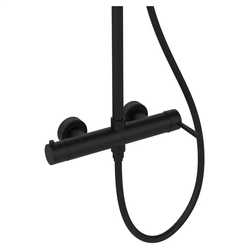 Душевая система AVS Slimmer 811-151-MB, черный матовый фото 3