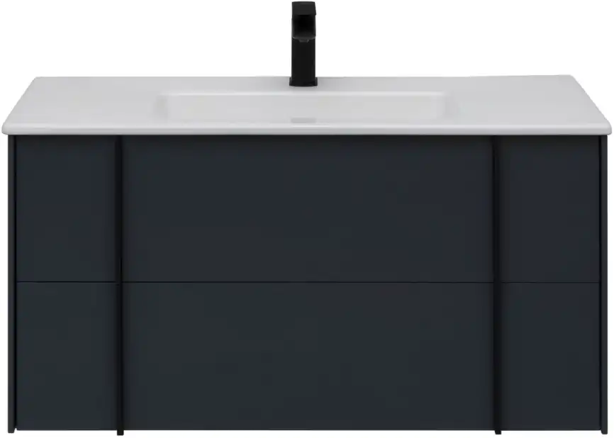 Тумба под раковину Allen Brau Reality 100 1.32007.AM антрацит матовый фото 7