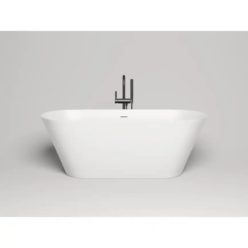 Ванна Salini Mona 170х70 102922M из материала S-Stone, Белая матовая фото 2