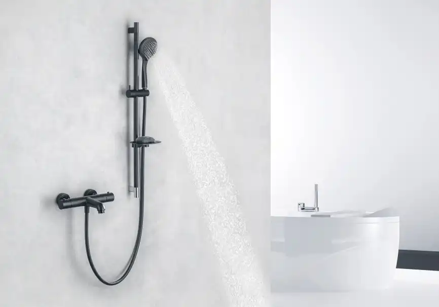 Душевой гарнитур Aquatek ВЕГА AQ2011MB, Черный матовый фото 6