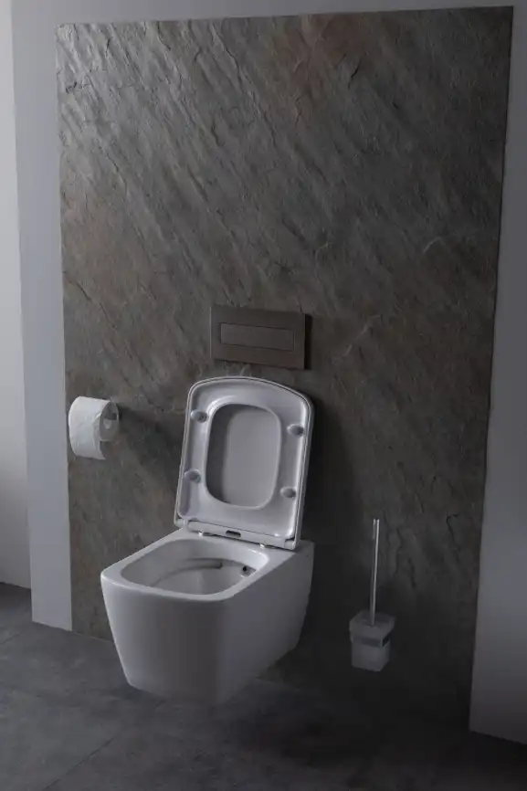 Подвесной безободковый унитаз Allen Brau Liberty 4.33004.20 без сиденья, белый глянец фото 18