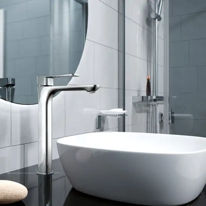 Смеситель для раковины IDDIS Slide SLISB01i01 высокий цвет, Глянцевый хром фото 5