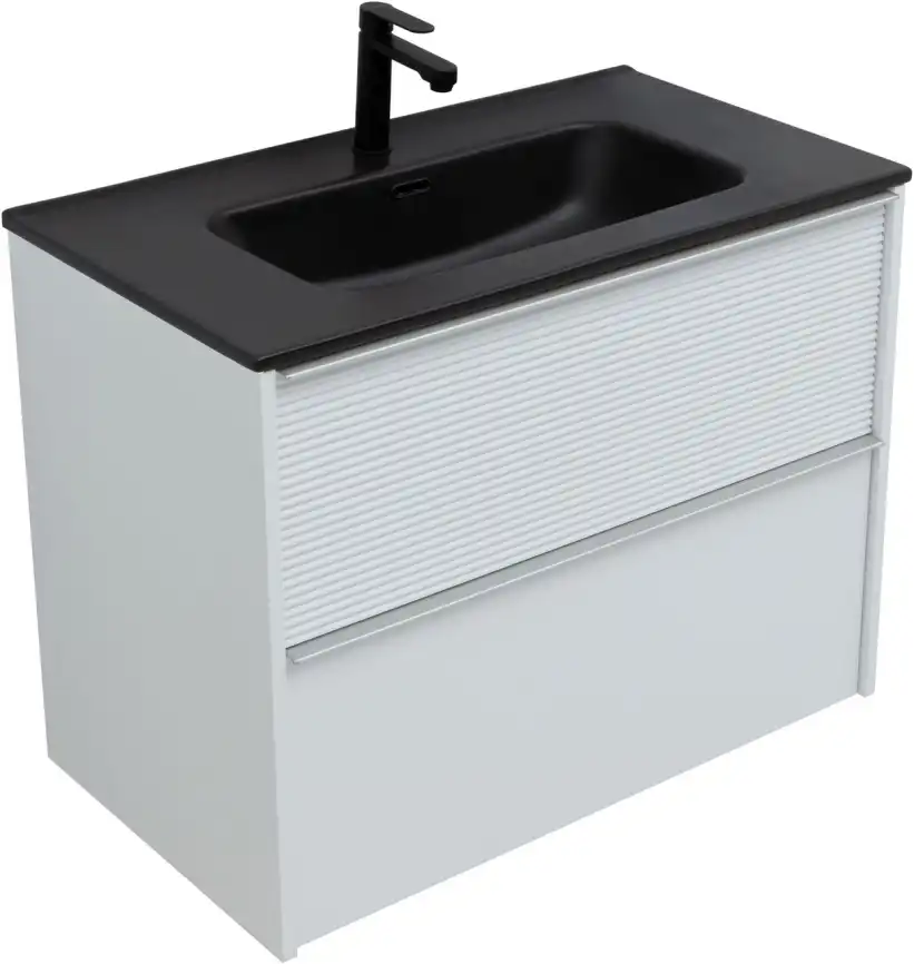 Тумба под раковину Aquanet Вита 80 белый матовый, подвесная, 330475 фото 5