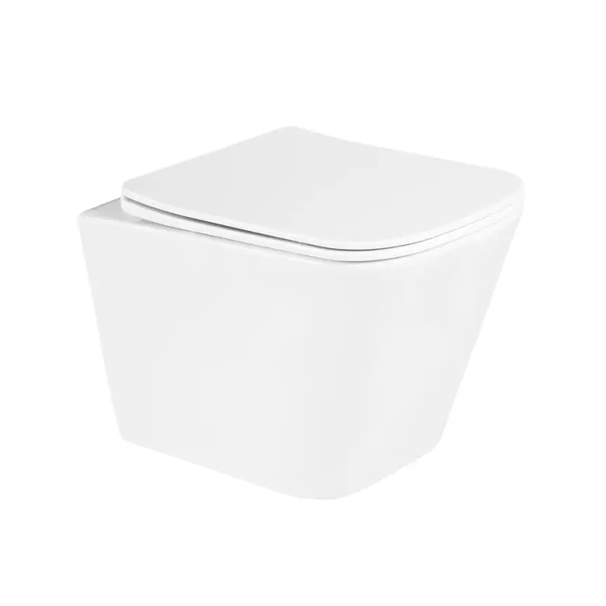 Комплект 3 в 1 Унитаз подвесной с сиденьем BelBagno DUE BB3103CHR/SC + Система инсталляции для унитазов BelBagno BB002-80  с кнопкой смыва BB014-SR-BIANCO фото 3