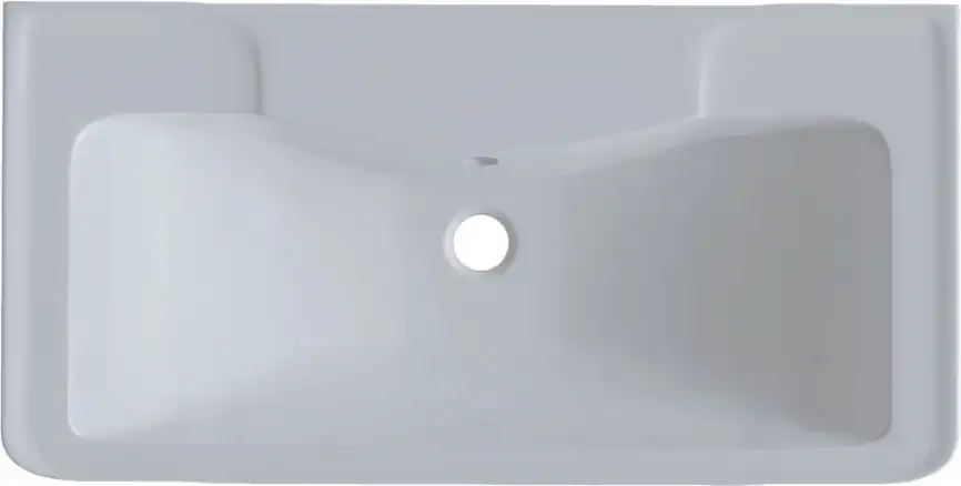 Тумба под раковину Grossman Адель 100 напольная, белая глянцевая (1010002) фото 8