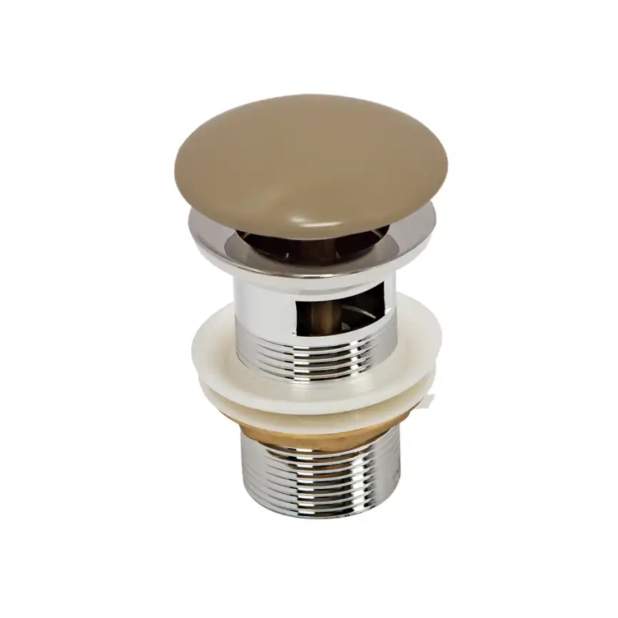 Рукомойник AVS Грейс 37x25 L, капучино матовый с донным клапаном фото 2