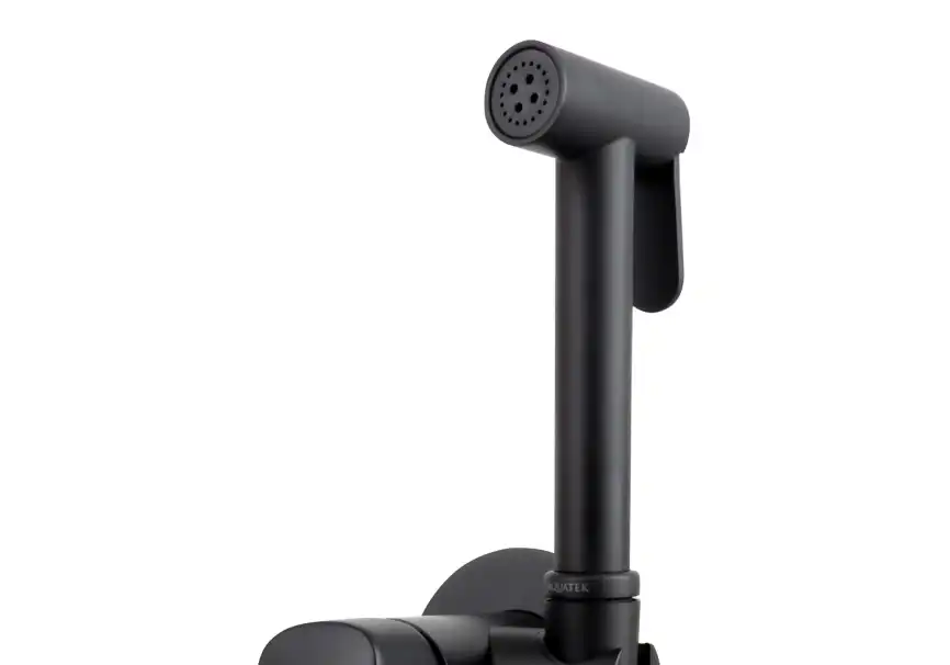 Смеситель с гигиеническим душем Aquatek Вега AQ1019MB, Черный матовый фото 4