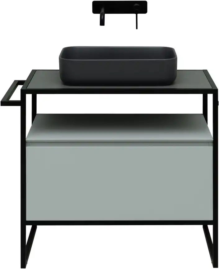 Тумба под раковину Allen Brau Priority 80 1.31002.PWM папирус матовый фото 7