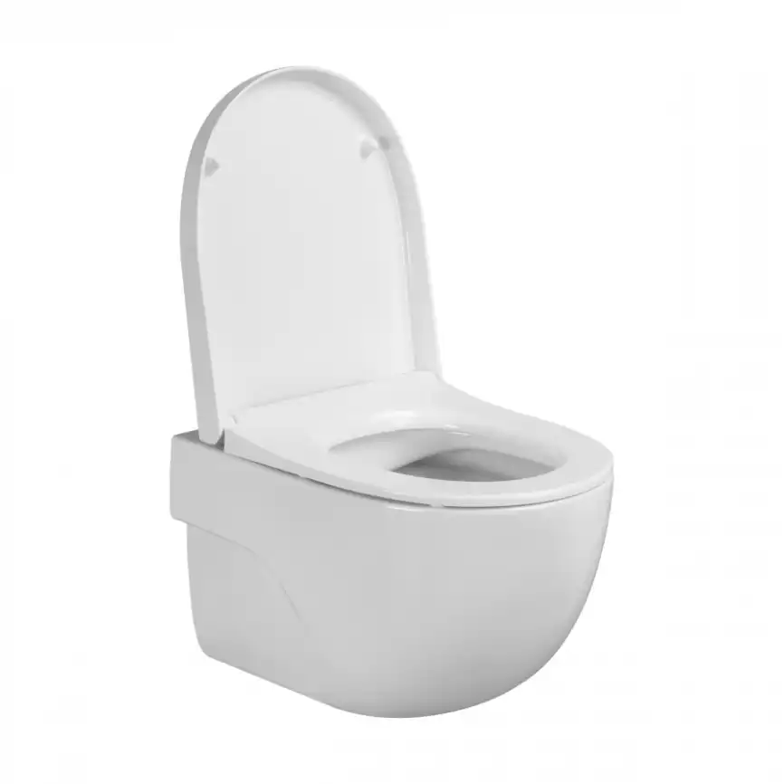 Подвесной унитаз Roca Meridian 480 мм, rimless 346244000, белый фото 6