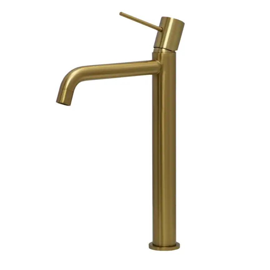 Смесители для раковины AVS Slimmer 811-101-BG высокий, брашированное золото фото 4