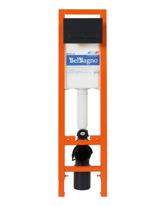 Кнопка смыва BelBagno MARMI BB012-MR-NERO.M, цвет-черный матовый Tocco Morbido фото 2