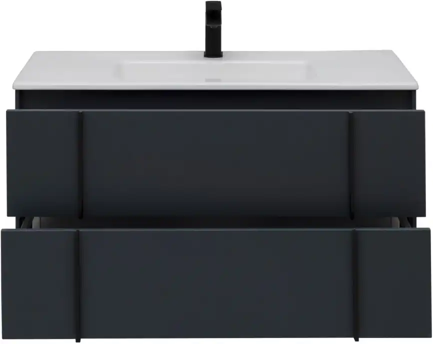 Тумба под раковину Allen Brau Reality 100 1.32007.AM антрацит матовый фото 8