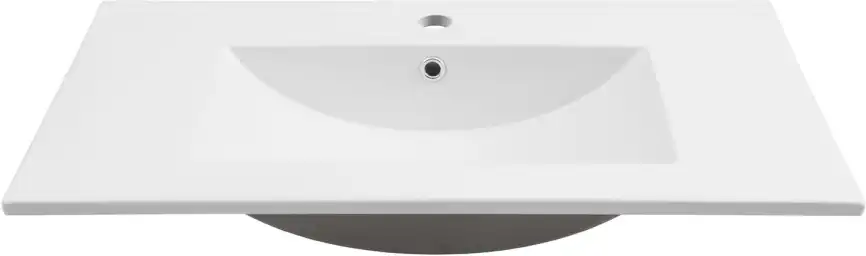 Раковина Aquanet Flow 80, белая, 347431 фото 6