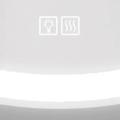 Зеркало BelBagno SPC-RNG 80х80 SPC-RNG-800-LED-TCH-WARM с подстветкой, сенсорный выключатель, с подогревом фото 7