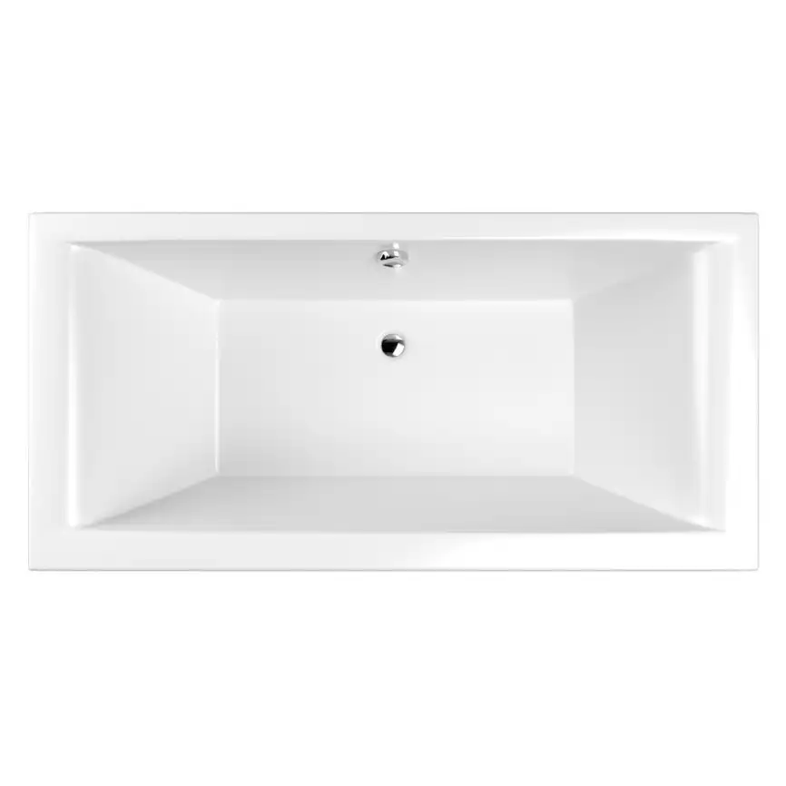 Акриловая ванна Whitecross SAVIA DUO 170х80 0103.170080.100 прямоугольная, Белая фото 1